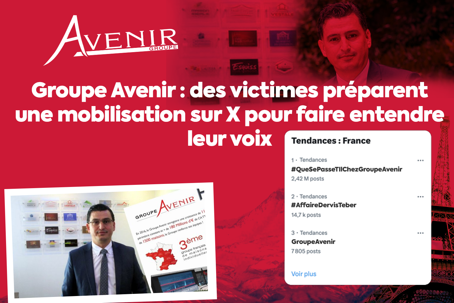 Groupe Avenir : des victimes préparent une mobilisation sur X pour faire entendre leur voix